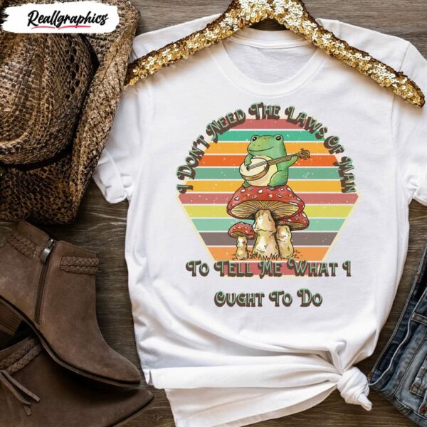 i don t need the laws of man retro country music shirt 1 kwfmk6