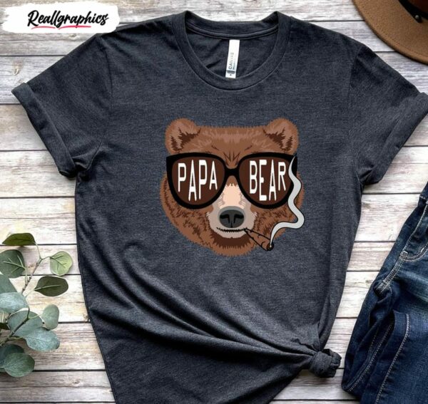 papa bear sunglass family bear shirt 1 ubgjnl
