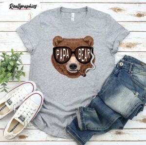 papa bear sunglass family bear shirt 2 ejsrbh