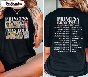 disney princess eras tour vintage shirt 2 afrfkl