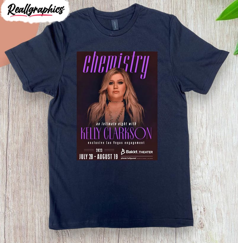 kelly clarkson trendy shirt music tour unisex t-shirt