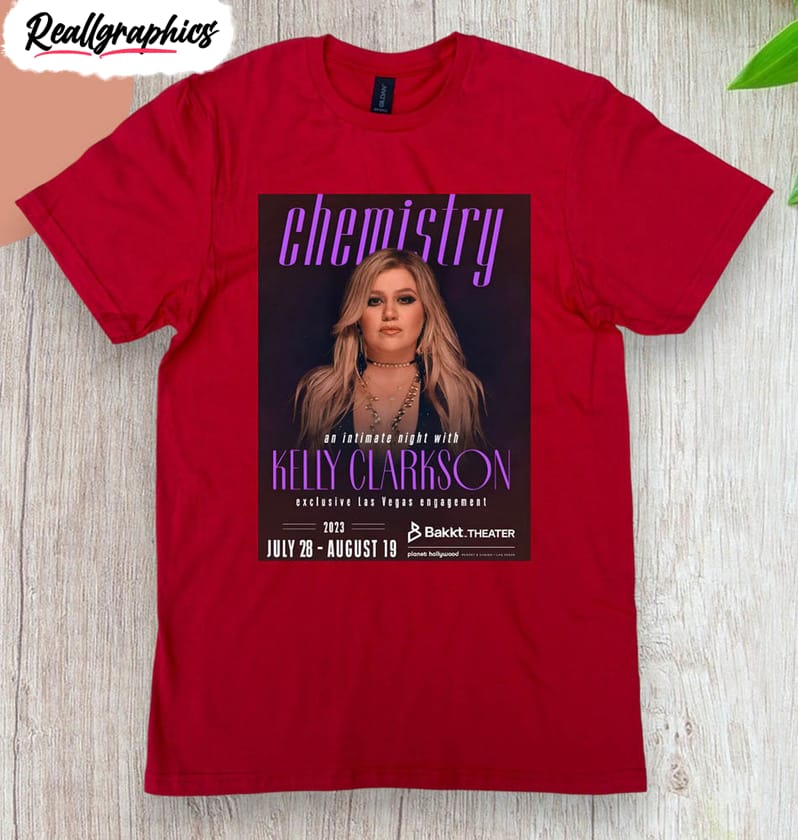 kelly clarkson trendy shirt music tour unisex t-shirt