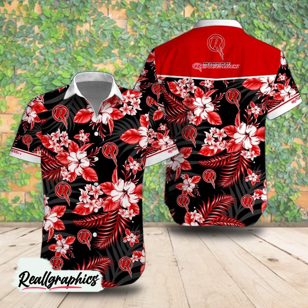 melbourne renegades tropical hawaiian shirt