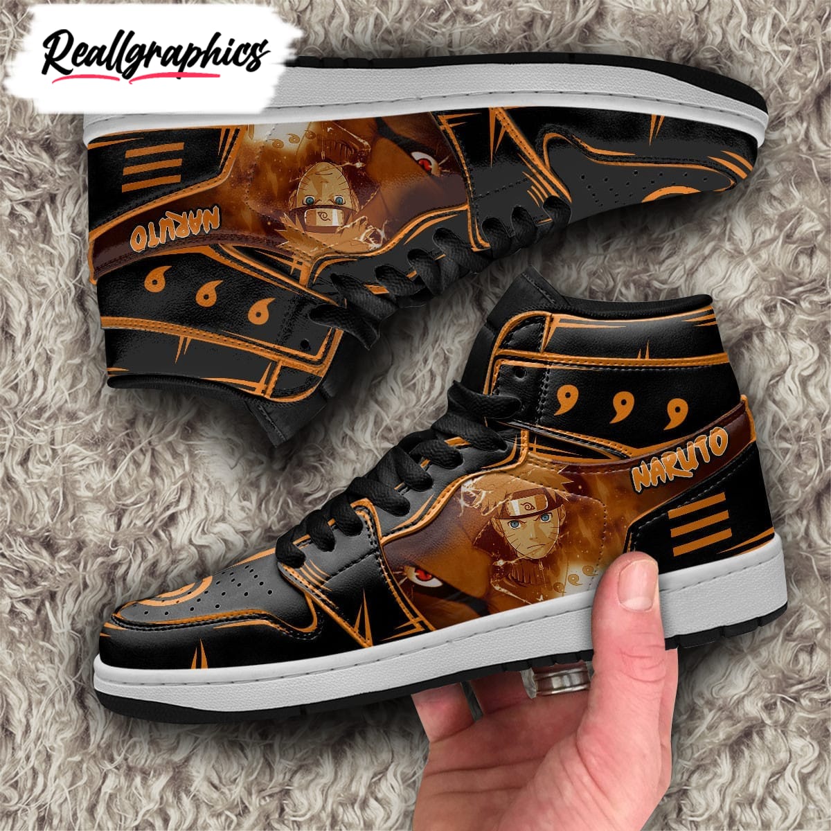 Naruto Jordan Sneakers Custom Anime Shoes - Reallgraphics