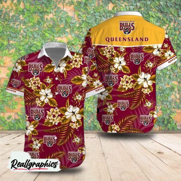 queensland cricket team tropical hawaiian shirt 1 htli7