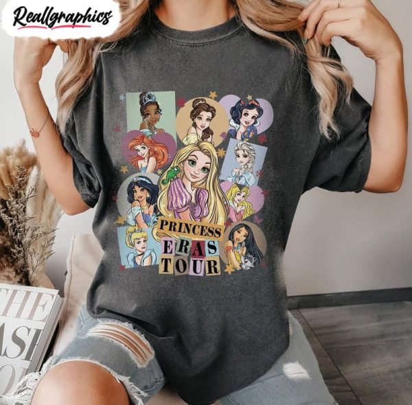 Retro Princess Eras Tour Shirt, Disney Princess Unisex T-shirt ...