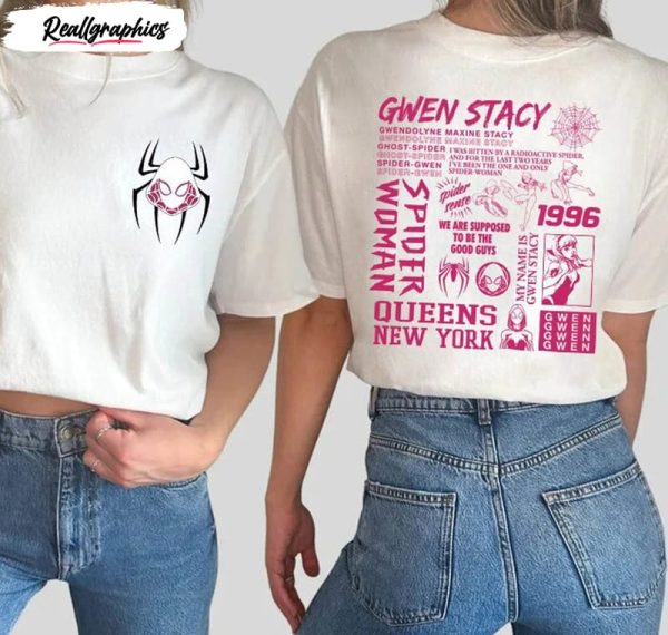 spider gwen stacy and miles morales shirt 1 lr9lfk