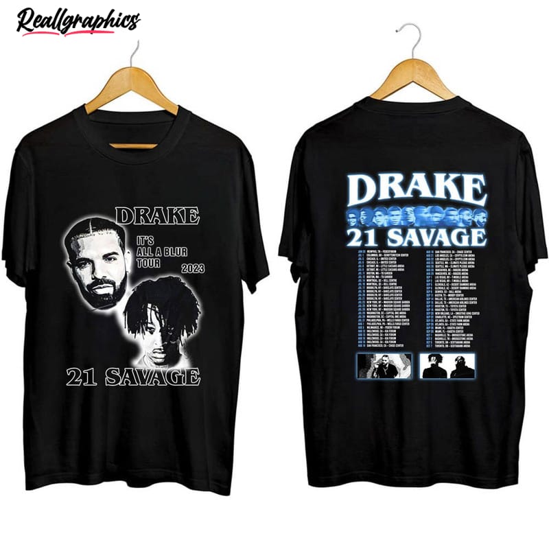 Vintage Drake 21 Savage Tour Rescheduled Shirt Drake It's 