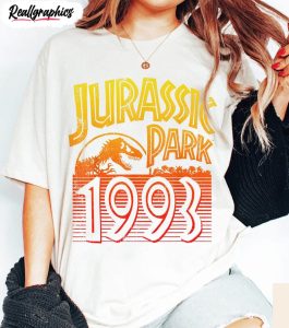 jurassic park 1993 retro shirt t rex dinosaur shirt 2 oddpv3
