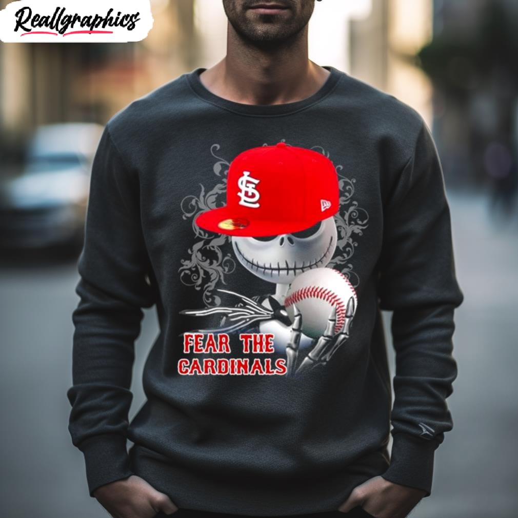 St. Louis Cardinals Jack Skellington Fear The Cardinals Halloween