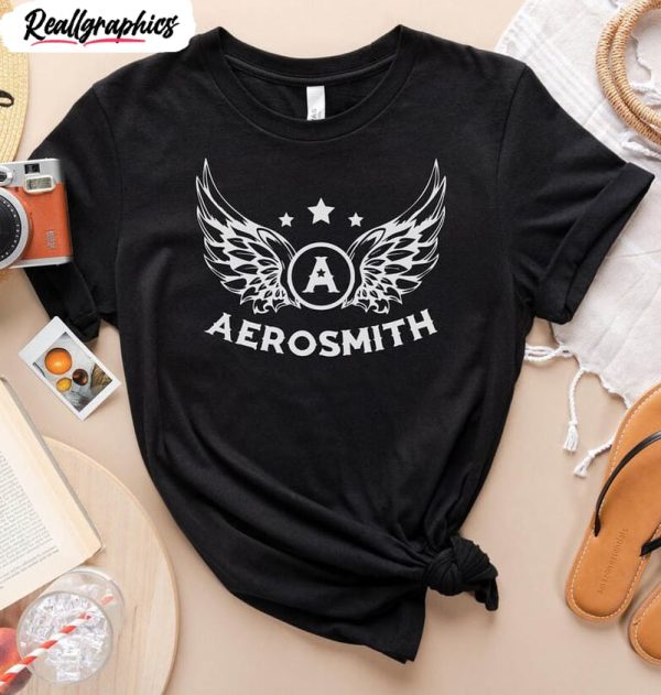 aerosmith tour shirt, rock and roll tee shirt, unisex hoodie