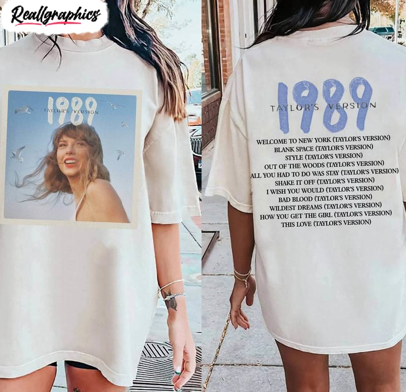 album 1989 taylor's version shirt, eras tour short sleeve unisex hoodie