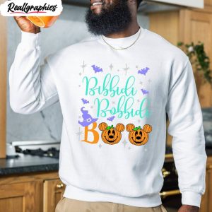 bibbidi bobbidi boo disney shirt, halloween matching t-shirt long sleeve