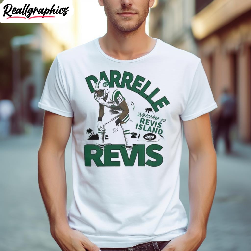 Darrelle Revis Gray New York Jets Retired Player Caricature Tri