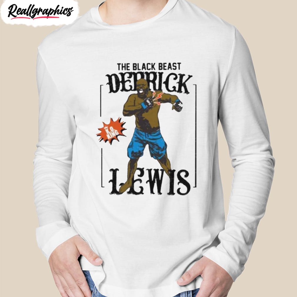 derrick lewis boxing fanart shirt