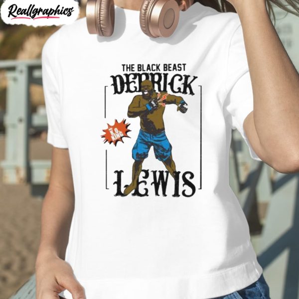 derrick lewis boxing fanart shirt