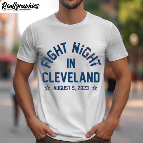 fight night in cleveland 2023 shirt