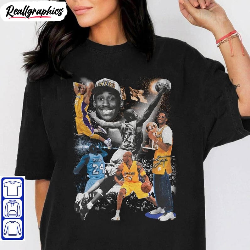 Kobe Bryant Vintage 90s Rest In Peace Retro T Shirt - Teeholly