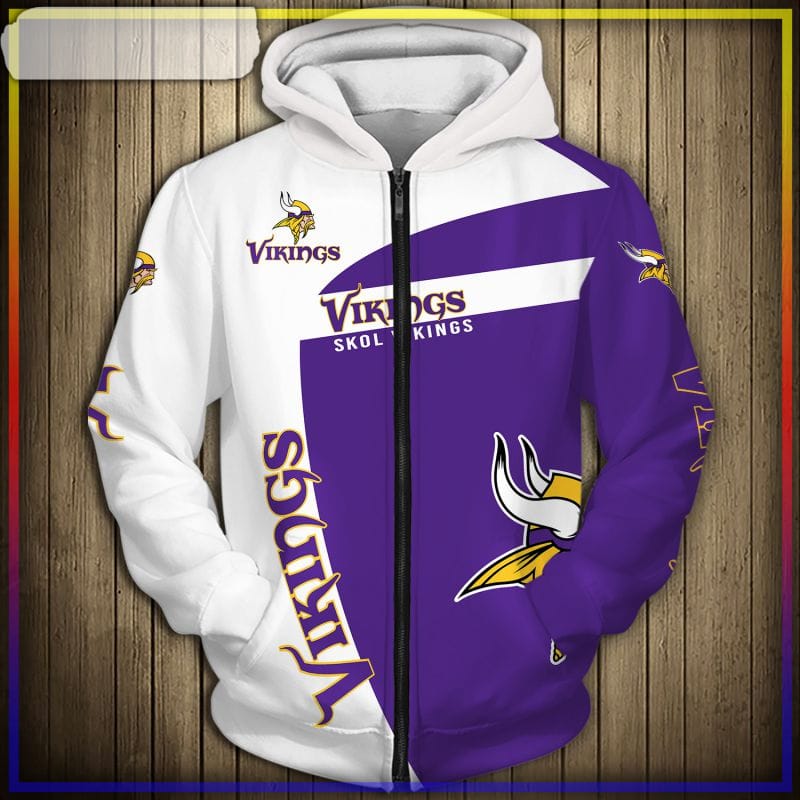Minnesota Vikings Skol Design | Pullover Hoodie
