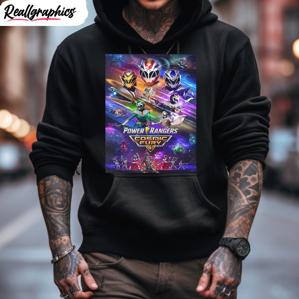 Official Power Rangers Cosmic Fury T-Shirt, hoodie, sweater, long