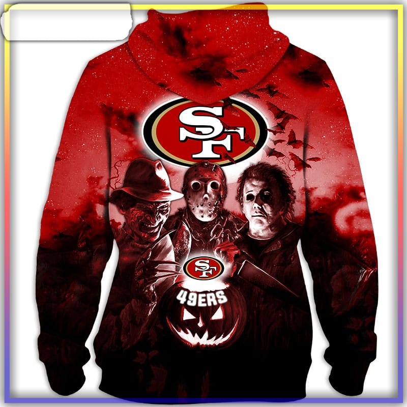Black 49ers Hoodie 3D Player Signatures San Francisco 49ers Gift -  Personalized Gifts: Family, Sports, Occasions, Trending