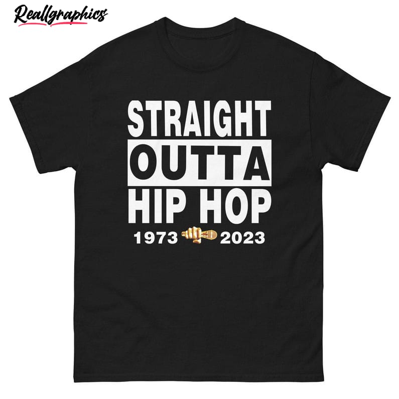 straight outta hip hop 50 years shirt, rap unisex hoodie crewneck