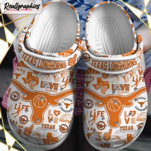 texas longhorns ncaa sport team 3d printed crocs shoes 1 idzpki