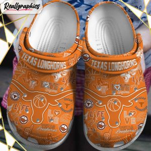 texas longhorns ncaa sport team orange crocs shoes 1 v4g4lj