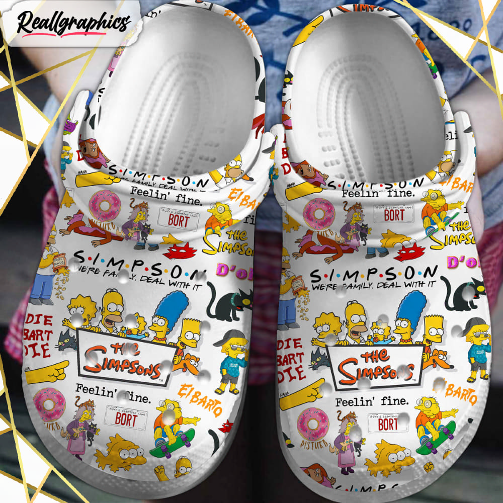 The Simpsons Cartoon Crocs Shoes Reallgraphics 