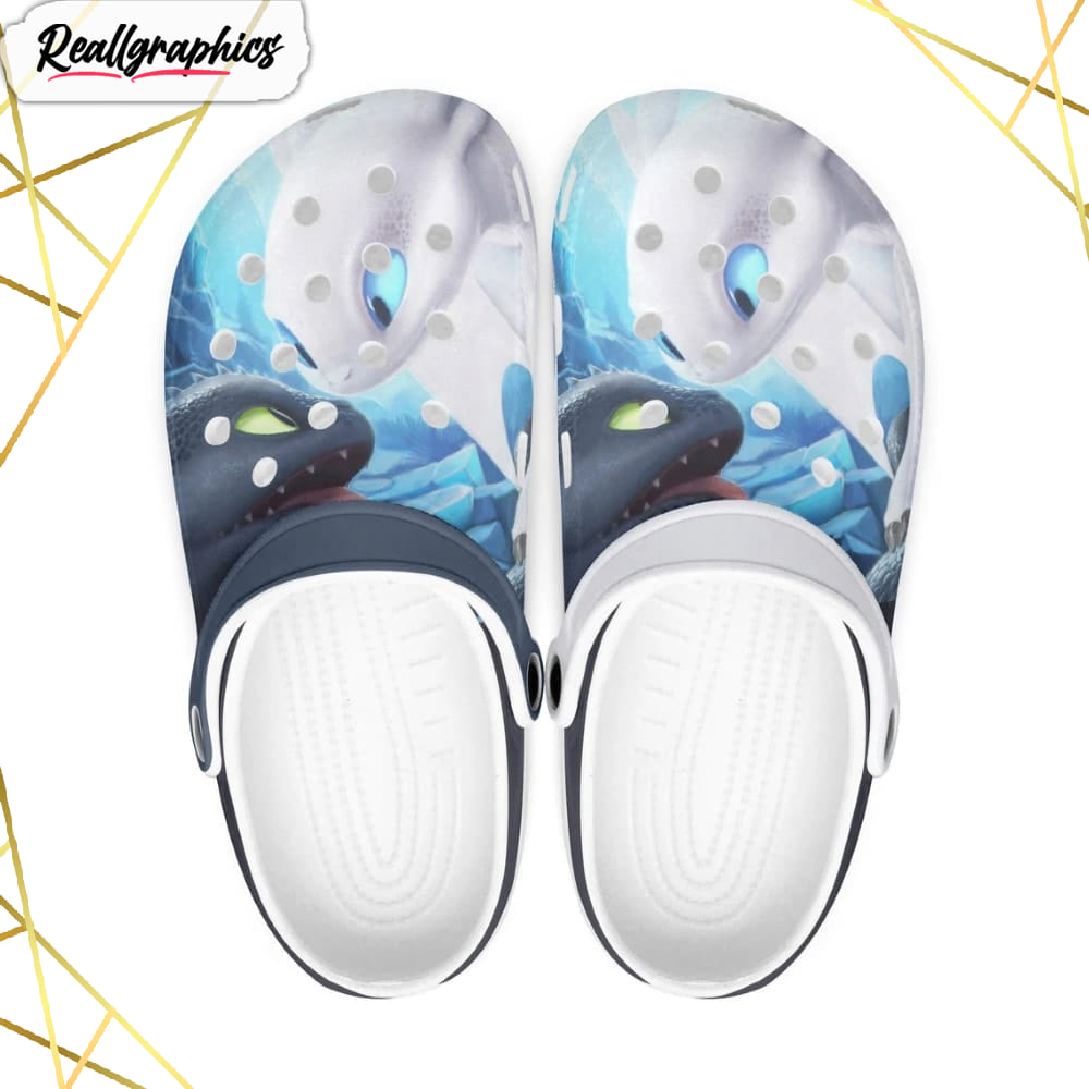 hektar ydre lidenskab Toothless How To Train Your Dragon Cartoon Crocs Shoes - Reallgraphics