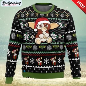a christmas present gremlins xmas men and women christmas gift 3d ugly christmas sweater