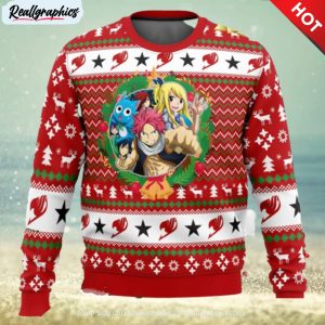 a christmas tail fairy tail xmas men and women christmas gift 3d ugly christmas sweater