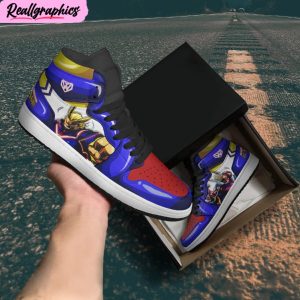 all might jordan 1 sneaker boots, limited edition my here academia anime shoes