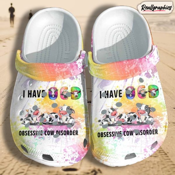 baby cows custom shoes crocs, obsessive cow disorder outdoor shoes crocs birthday