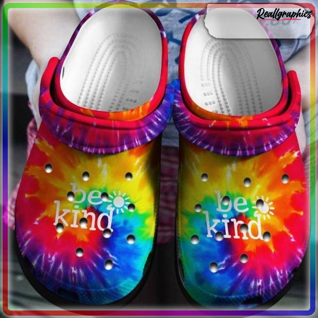 be kind tie dye cool shoes crocs, be kind outdoor shoes crocs