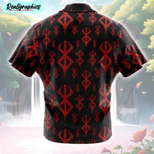 brand of sacrifice berserk button up hawaiian shirt