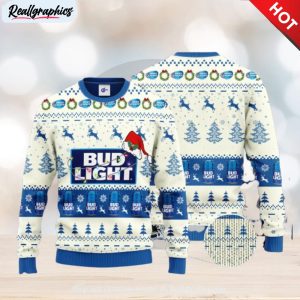 bud-light-santa-hat-christmas-ugly-christmas-sweater-3d-gift-for-men-and-women-1