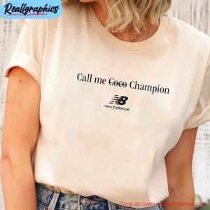 call me coco champion shirt, coco gauff coach long sleeve unisex t shirt