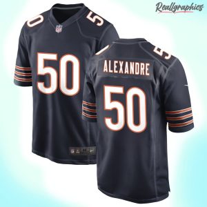 chicago bears navy custom jersey, bears football jersey cheap for sale