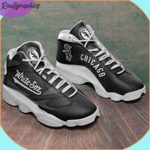 chicago white sox air jordan 13 sneakers, white sox mlb custom gift for fans