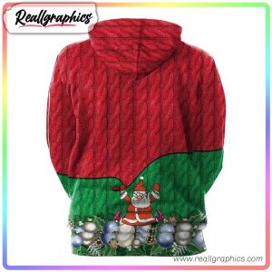 christmas santa's gift 3d printed hoodie