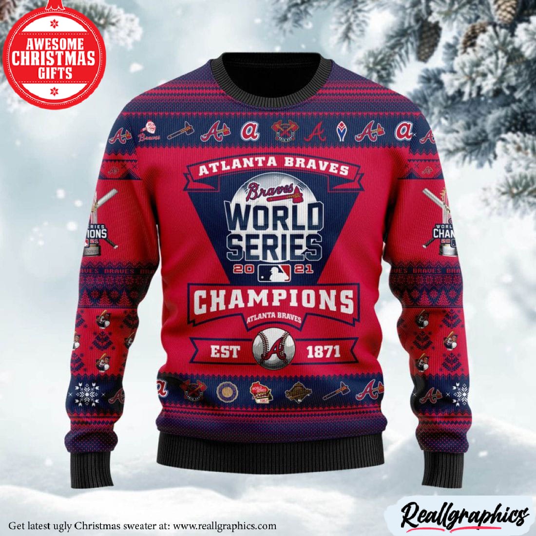 atlanta braves world series sweatshirt