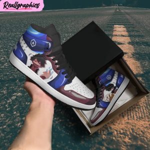 dabi jordan 1 sneaker boots, limited edition my here academia anime shoes