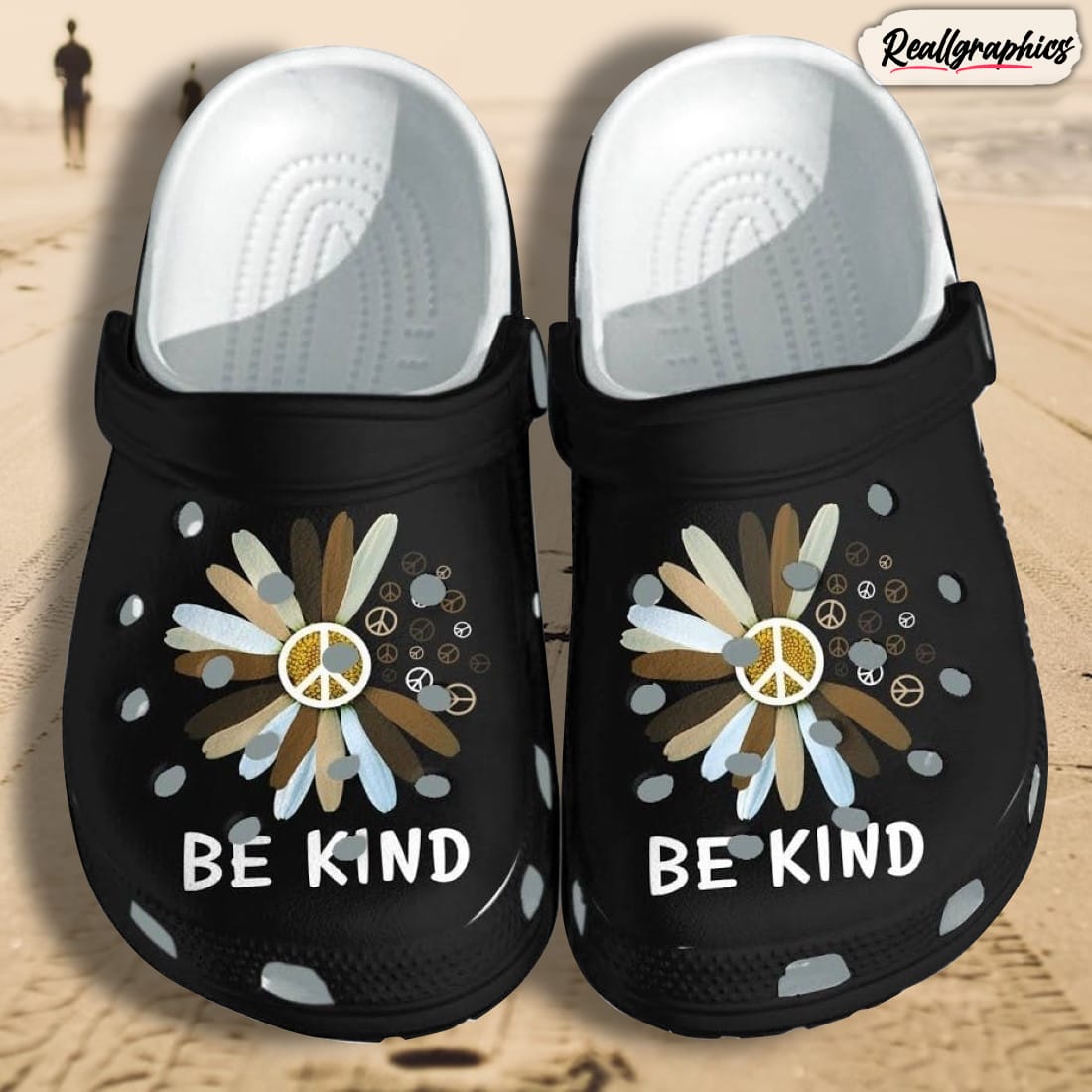 daisy flower brown be kind shoes crocs for black women, peace outdoor shoes crocs