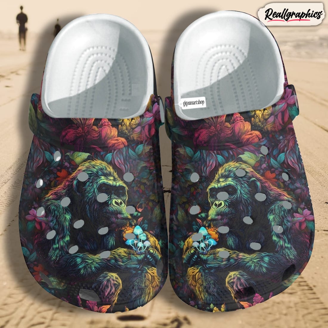 dream forest king kong hippie world monkey women crocs shoes