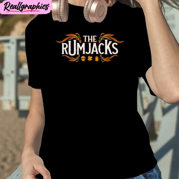 folk tour logo punk the rumjacks band unisex t-shirt, hoodie, sweatshirt