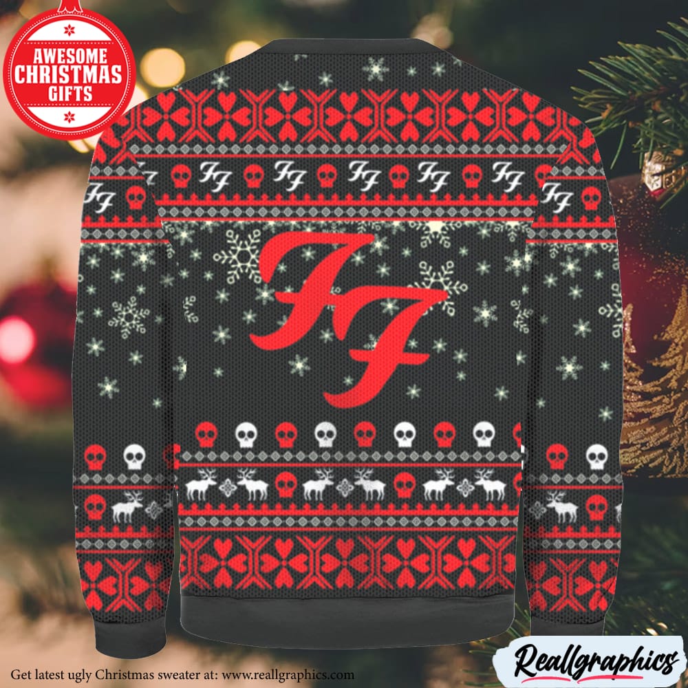 Foo Fighters Ugly Christmas Sweater - Reallgraphics