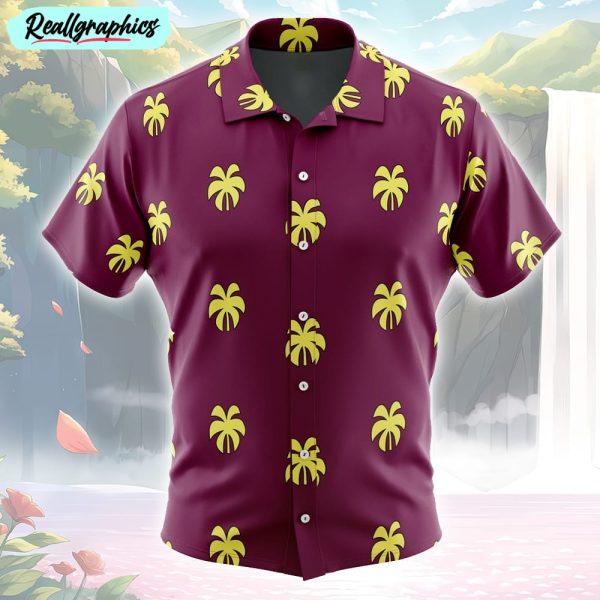franky pattern one piece button up hawaiian shirt