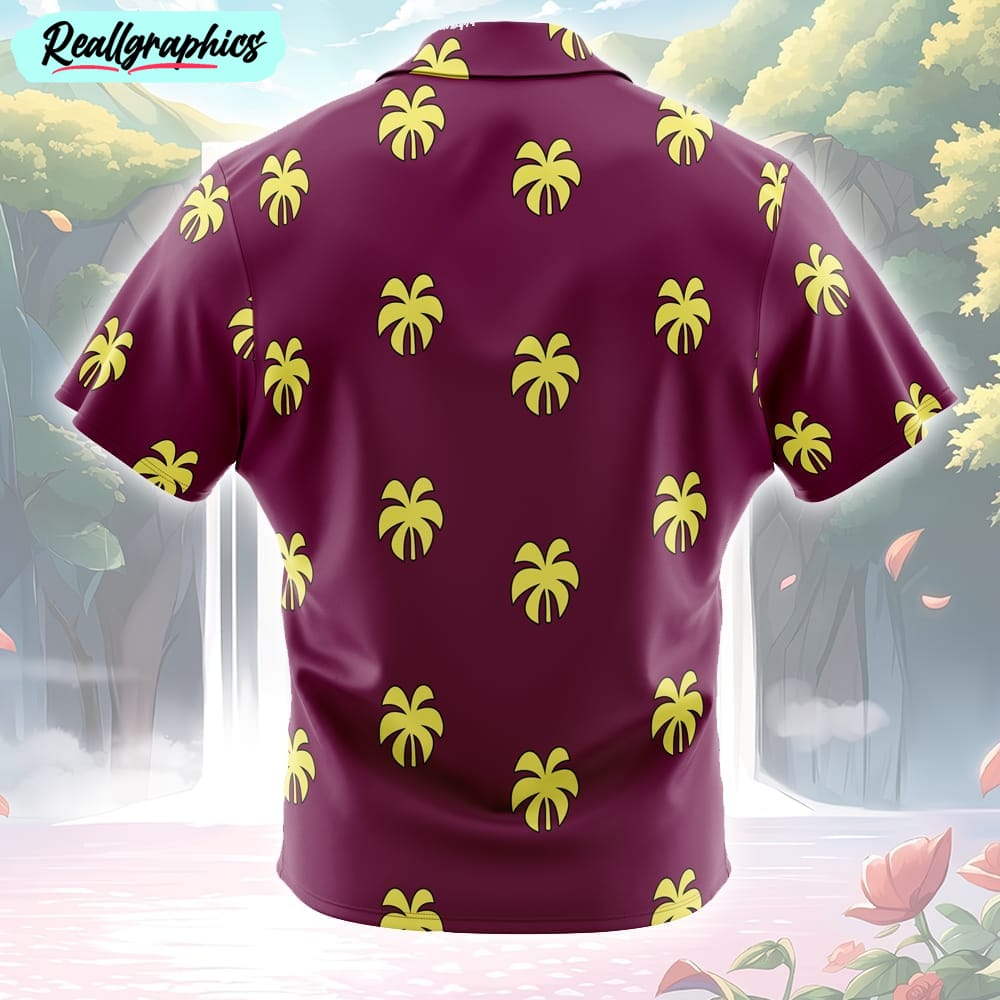 franky pattern one piece button up hawaiian shirt