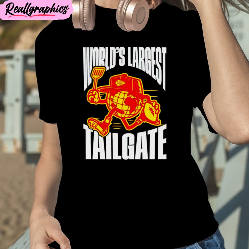he worlds largest tailgate logo unisex t-shirt, hoodie, sweatshirt